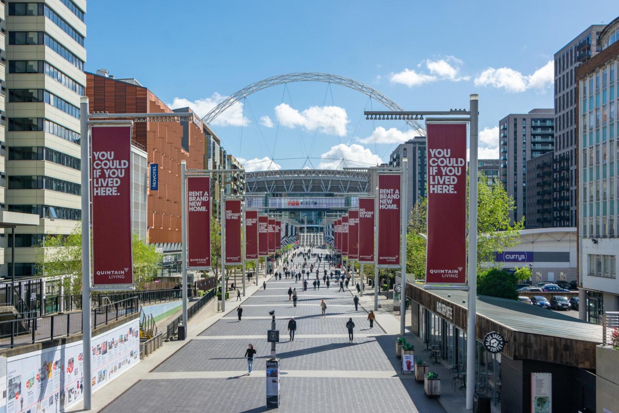 Mysquare State-Of-The-Art 1 Bedroom Apartments Near Wembley Park Londres Extérieur photo